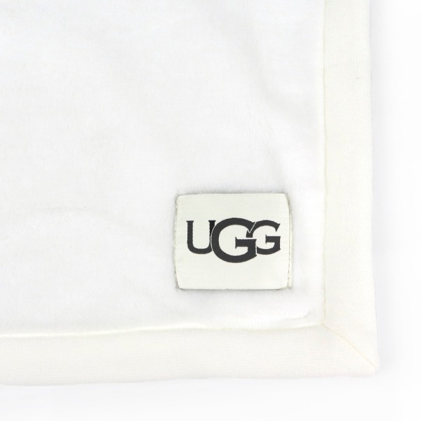 UGG アグ ブランケット ダッフィールド スロー DUFFIELD THROW II 無地 ホワイト 1106011 CREAM Brandol