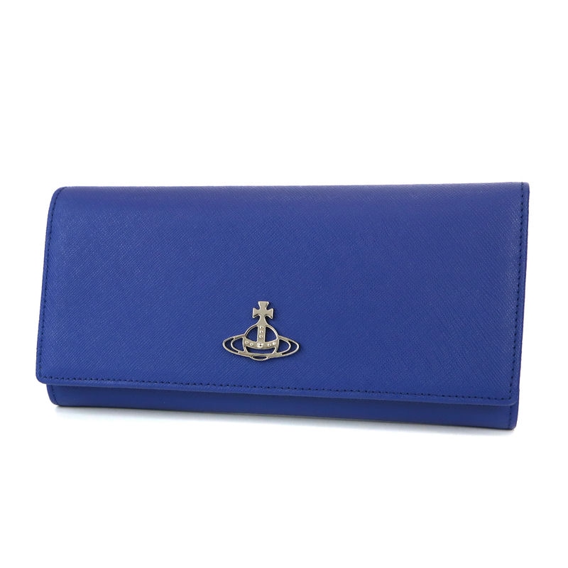 Vivienne Westwood ヴィヴィアンウエストウッド 長財布 オーブ ブルー 51120005 SAFF K405 BLUE